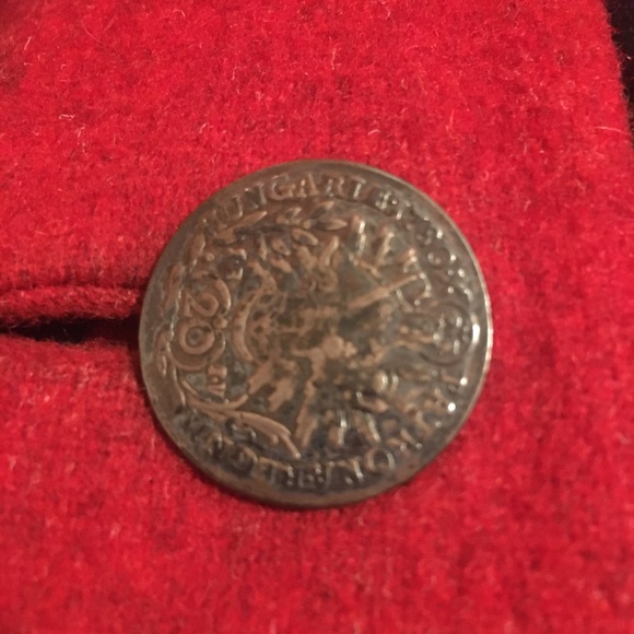 Original Lanz Salzburg Burnt Orange Wool Cape Circa 1960s - Picture 2 of 8